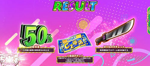 邪神ちゃんドロップキック とつぜんうれしいちゃんすのリザルト画面