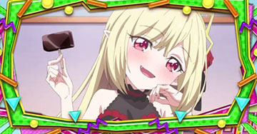 邪神ちゃんドロップキック ボーナス終了時のPUSH「エキュート」(5回中 天国3回以上濃厚)