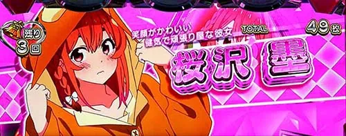 彼女、お借りします レギュラーボーナス中のキャラ紹介コスプレ演出