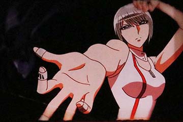 Lパチスロ からくりサーカス2 AT終了画面:しろがね(エレオノール)