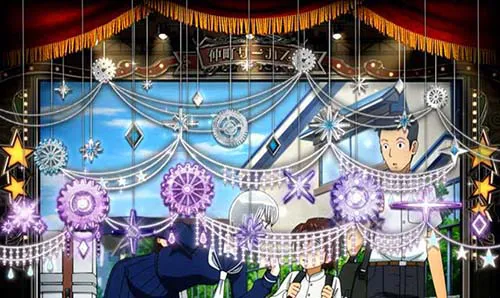 Lパチスロ からくりサーカス2 吊り物演出