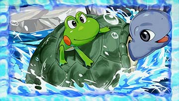 スマスロ ケロット5BT BB終了画面 青枠(ケロット②)