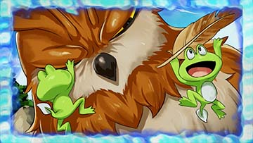 スマスロ ケロット5BT BB終了画面 青枠(コガエル2匹③)