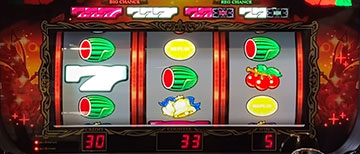 キングハナハナ-30 REG中のサイドランプ発光