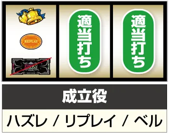 キングハナハナ-30 通常時の打ち方:左リール下段にBAR停止