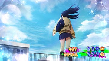 見える子ちゃん ボーナス終了画面(次回(超)BIG期待度85%)