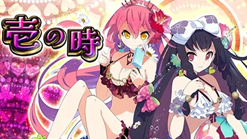 L戦国コレクション6 扉絵:信長+光秀(水着)