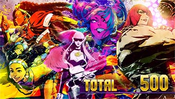 スマスロ ストリートファイター6 ボーナス終了画面：女性ファイター集合 → 偶数示唆