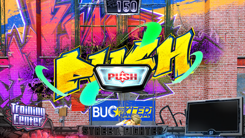 スマスロ ストリートファイター6 グラフィティ演出(PUSH)