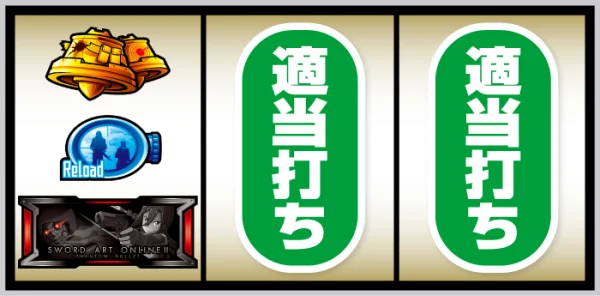 スマスロ ソードアート・オンラインⅡ BAR狙い手順④