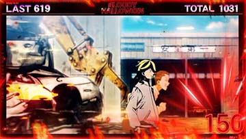 AT中のセリフ演出(前兆中の枠色赤)