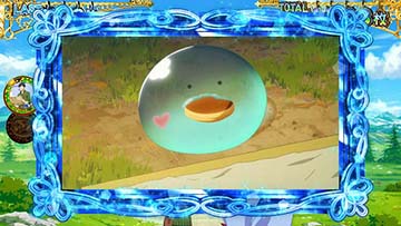 スマスロ とんでもスキルで異世界放浪メシ エンディング中のイラスト:青枠:スイ → 奇数示唆