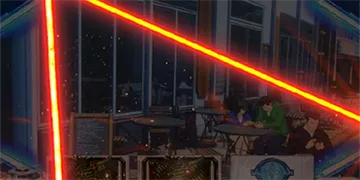 L ULTRAMAN 最終決戦 高確示唆演出:リールビーム演出