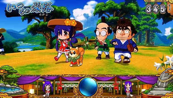 スマスロ やじきた道中記参る! 通常時の液晶画面